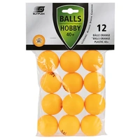 Sunflex Table Tennis Balls Orange 40+ (12 Pack) 20807