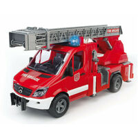 Bruder Mercedes Benz Sprinter Fire Engine with Slewing Ladder, Water Pump 1:16 Scale 02532