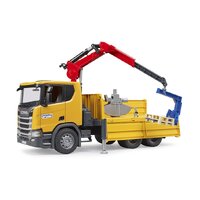 Bruder Construction 1:16 Scania Super 560R Truck with Crane & 2 Pallets 03551