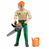 Bruderworld Forestry Worker with Accessories 60030
