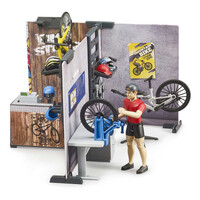 Bruder World Bike Shop with Service Workshop 63120