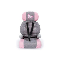 Bayer Deluxe Doll Car Booster Seat - Pink/Grey/Butterfly