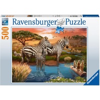 Ravensburger Zebras at Waterhole 500pc Jigsaw Puzzle RB00365