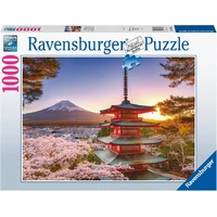 Ravensburger Mount Fuji Cherry Blossom View 1000pc Puzzle RB00582