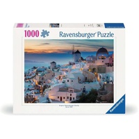 Ravensburger Evening in Santorini 1000pc Jigsaw Puzzle RB00663