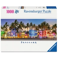 Ravensburger Night Glow on Ocean Drive 1000pc Panorama Jigsaw Puzzle RB01710