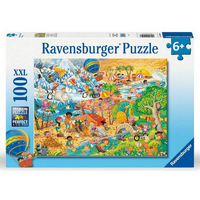 Ravensburger Four Seasons of Fun 100pc XXL Puzzle RB04050