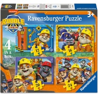 Ravensburger Rubble & Crew 4 Jigsaw Puzzles in a Box 12/16/20/24pc RB04188