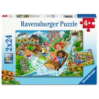 Ravensburger Amusement Park Fun 2x24pc Jigsaw Puzzle RB04258