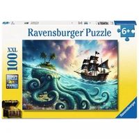 Ravensburger Octopus Treasure 100pc XXL Puzzle RB04263