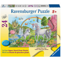 Ravensburger Prancing Unicorns 24pc Super Sized Floor Puzzle RB03043**