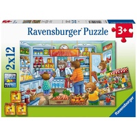Ravensburger Let's Go Shopping 2x12pc Puzzle RB05076