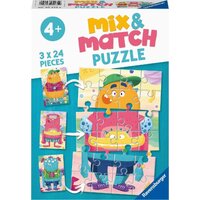 Ravensburger Mix-up Monsters! 3x24pc Puzzle RB05135 **