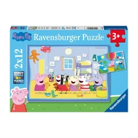 Ravensburger Peppa's Adventures Puzzle 2x12pc RB05574