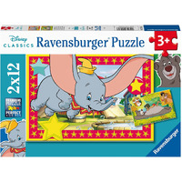 Ravensburger Disney Dumbo & Jungle Book Adventure is Calling 2x12pc Puzzle RB05575**