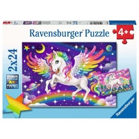 Ravensburger Unicorn and Pegasus 2x24pc Puzzle RB05677