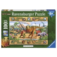 Ravensburger Dinosaurs 100pc XXL Puzzle RB10609
