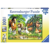 Ravensburger Animal Get Together 100pc XXL Puzzle RB10689