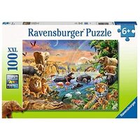 Ravensburger Savannah Jungle Waterhole 100pc XXL Jigsaw Puzzle RB12910