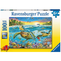 Ravensburger Swim with Sea Turtles 100pc XXL Puzzle RB12942