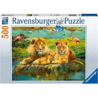 Ravensburger Lions in the Savannah 500pc Puzzle RB16584**