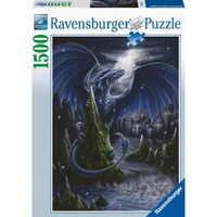 Ravensburger The Black and Blue Dragon 1500pc Puzzle 17105