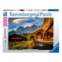 Ravensburger Neustattalm Dachstein Mountains 1000pc Puzzle RB17173