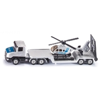 Siku Low Loader With Helicopter 1:87 scale diecast SI1610