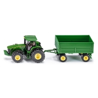 Siku Farmer John Deere 8430 Tractor with Trailer 1:50 Scale Diecast Metal SI1953**