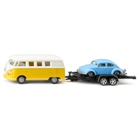 Siku Super VW T1 with Trailer & Beetle 1:50 Scale Diecast Vehicle SI2567