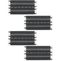 Carrera Standard Straights Track Extension Pack for Digital 124/132, Evolution Slot Car Race Set (4 pcs) 20509