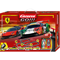 Carrera GO!!! Ferrari Pro Speeders 1:43 Scale Slot Car Set 62551