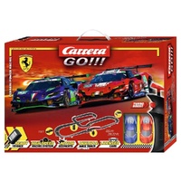 Carrera GO!!! Ferrari Racing Power 1:43 Scale Slot Car Set 62575