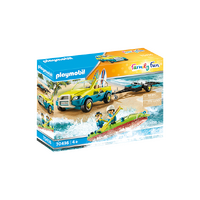 Playmobil Family Fun Beach Car with Canoe 70436