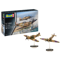 Revell Spitfire Mk.Ia & Hurricane Mk.I 1:144 Scale Model Kit 03771