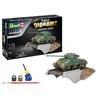 Revell First Diorama Set Sherman Firefly 1:76 Scale Model Kit Gift Set 03299