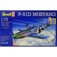 Revell P-51D Mustang 1:72 Scale Plastic Model Kit 04148