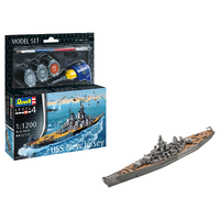Revell USS New Jersey 1:1200 Scale Model Kit Gift Set 65183