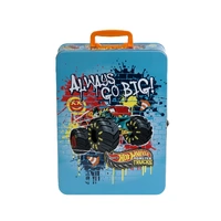 Hot Wheels Collection Tin Carry Case for 8 Monster Trucks ATK2557