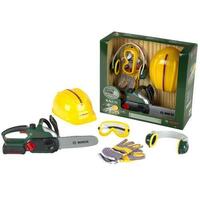 Bosch Chainsaw, Helmet & Accessories Set Pretend Play Toy