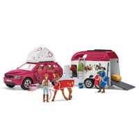 Schleich Horse Club Horse Adventures with Car and Trailer Toy Figure SC42535