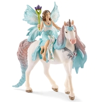 Schleich Bayala Fairy Eyela With Princess Unicorn Toy Figure SC70569
