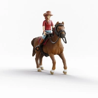 Schleich Horse Club Hannah & Cayenne Toy Figurine SC42711