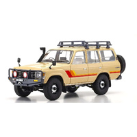 Kyosho Toyota Land Cruiser 60 Beige 1:18 Scale Diecast Model Car KSD08956XBE