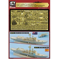 AFV Club Photo-Etched Detail-Up Set for Adelaide/Santa Maria Class Guided Missile Frigate 1:700 Scale AG35068