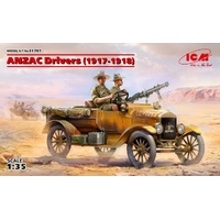 ICM ANZAC Drivers (1917-1918) 1:35 Scale Model Kit ICM35707