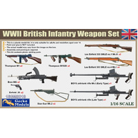 Gecko 1:16 Scale WWII British Infantry Weapon Model Kit GM16018