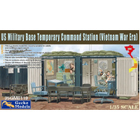 Gecko US Military Base Temporary Command Station (Vietnam War Era) 1:35 Scale GM35119