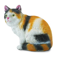 CollectA 3 Colour House Cat Sitting Toy Figure 88490