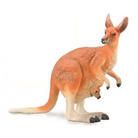 Collecta Female Red Kangaroo With Joey Toy Figure 88921